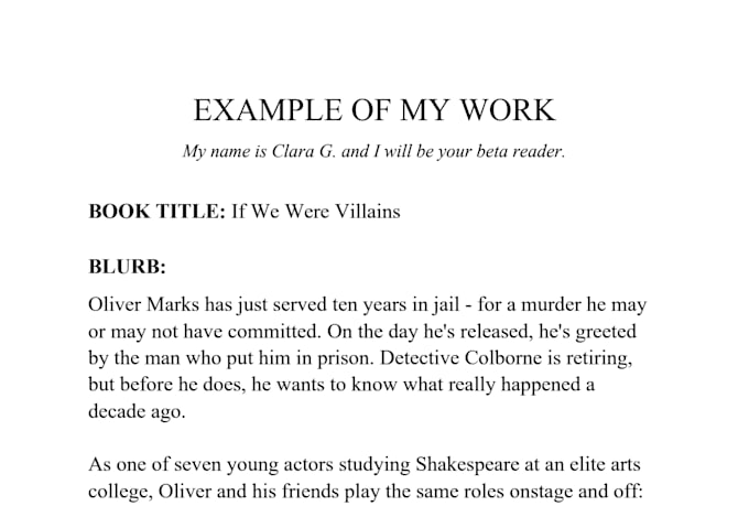 beta read your story with thoughtful narrative feedback
